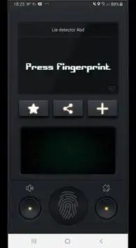 Fingerprint Lie Detector Simulator Screen Shot 0