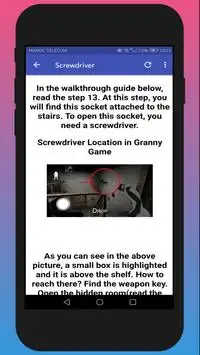 Unofficial Guide for Granny Game 2019 Screen Shot 3