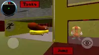 Hello Sausage Neighbor. Hot Dog Run Escape 3D Screen Shot 0