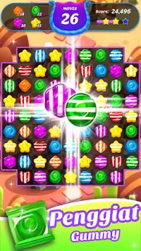 Gummy Candy Blast-Game Match 3 Screen Shot 1