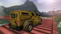 Impossible Police Hummer Car Tracks 3D Screen Shot 4