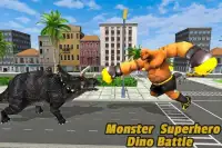 Monster Superhero vs Dinosaur Battle: City Rescue Screen Shot 0