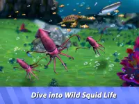 Ocean Squid Simulator - mergulhe na sobrevivência Screen Shot 8