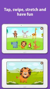 Kids Zoo, animal sounds & pictures, games for kids Screen Shot 12