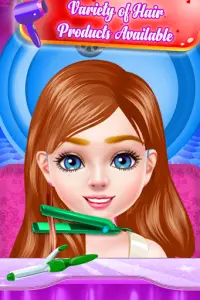 Cute Girl Hairstyle Salon – Makeover Games Screen Shot 3