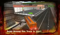 Modern Fire Driver Truck 3D Screen Shot 16