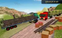 बड़े ट्रक कार्गो की सिम्युलेटर 8: ट्रांसपोर्टर खेल Screen Shot 2