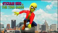 Stick man Hero Vs Vice Town Gangs: Spider Skills Screen Shot 2
