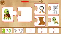 Animal Matching Puzzle for Kids-Name,Food,Home,Mom Screen Shot 3