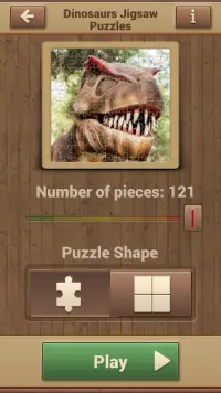 จิ๊กซอว์ – ไดโนเสาร์ Screen Shot 2