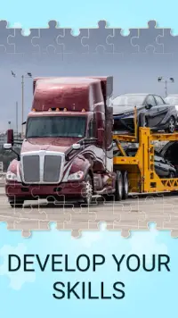 Puzzle camion remorques Kenworth Screen Shot 3