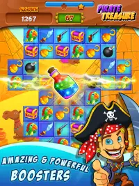 Pirate Treasure 💎 Match 3 Games Screen Shot 5
