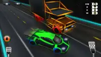 Futuristik Neon Car Traffic Racer Screen Shot 5