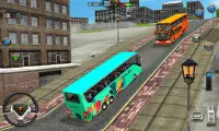 オフロードスクールバスドライバーゲーム Screen Shot 2
