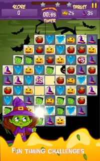 Halloween Smash - Witch Candy Match 3 Puzzle Screen Shot 19