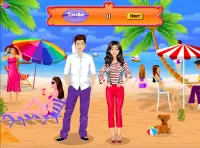 First Valentine Kissing - Kiss games for girls Screen Shot 1