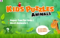 Kids Puzzle Games Động vật Screen Shot 7