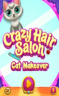 Crazy Hair Salon Cat Makeover Screen Shot 0