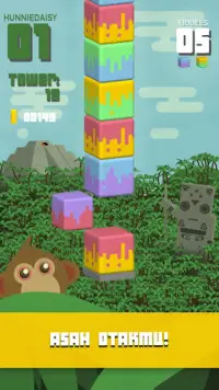 Towersplit: Stack & match colors to score! Screen Shot 1