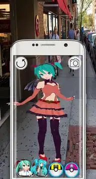 AR Dancer Vocaloid Girl Anime Hatsune Miku Screen Shot 3