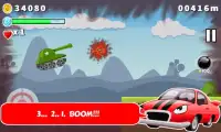 Bouncy Car: UFO Alien Shooter Screen Shot 7
