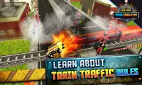 Real Euro Train Simulator -  3D Driving Game 2020 Screen Shot 1