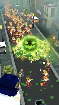 Pixel City War: Fly Shooter Screen Shot 1