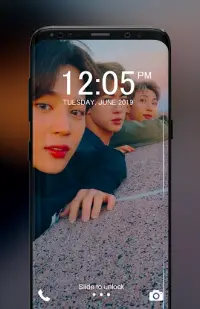 BTS Photo Lock Screen App Screen Shot 1