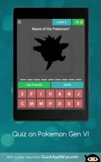 Quiz on Pokemon Gen VI Screen Shot 15