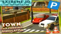 Town Car Parking Simulator 3D Screen Shot 10