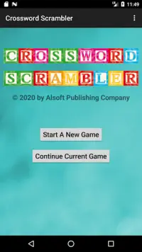 Crossword Scrambler Screen Shot 0
