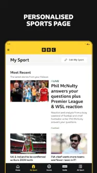 BBC Sport - News & Live Scores Screen Shot 11