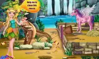Fairy Farm Unicorn Girl Games Screen Shot 1