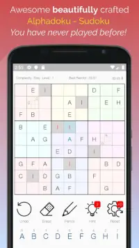 Sudoku - Alphadoku Screen Shot 0