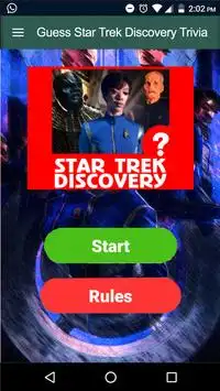 Guess Star Trek Discovery Trivia Quiz Screen Shot 0