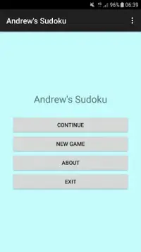 Andrew's Sudoku Screen Shot 0