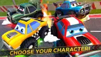 Cartoon Crash Cars Racing Screen Shot 8