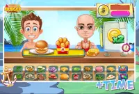 Burger Cooking Beach Food Screen Shot 2