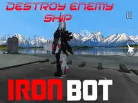 Iron Bot - The Flying Transformers Fighter Man Screen Shot 13