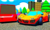 Toon Car drive and park simulator Screen Shot 2