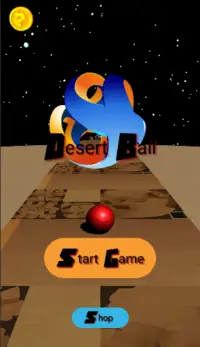 Desert Ball: Runner 3D Screen Shot 0