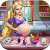 princesa feliz embarazada - mamá embarazada juego