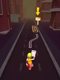 Deliveryman: Juego de correr en 3d Screen Shot 7