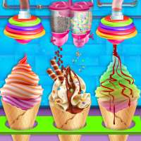 आइसक्रीम पकाने का कारखाना: स्वादिष्ट मिठाई पकाएँ