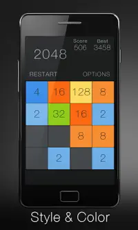 2048 Số Puzzle Game Screen Shot 1