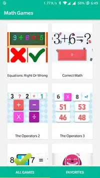 Math Games Screen Shot 0