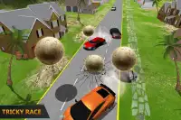 रोलिंग बॉल कारें क्रैश सिम्युलेटर Screen Shot 11