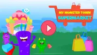 My Monster Town - Supermarket Grocery Store Games Screen Shot 0