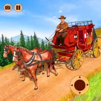 Horse Cart Taxi Transport Game Screen Shot 0