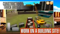 Construction Truck Driver 3D Screen Shot 1